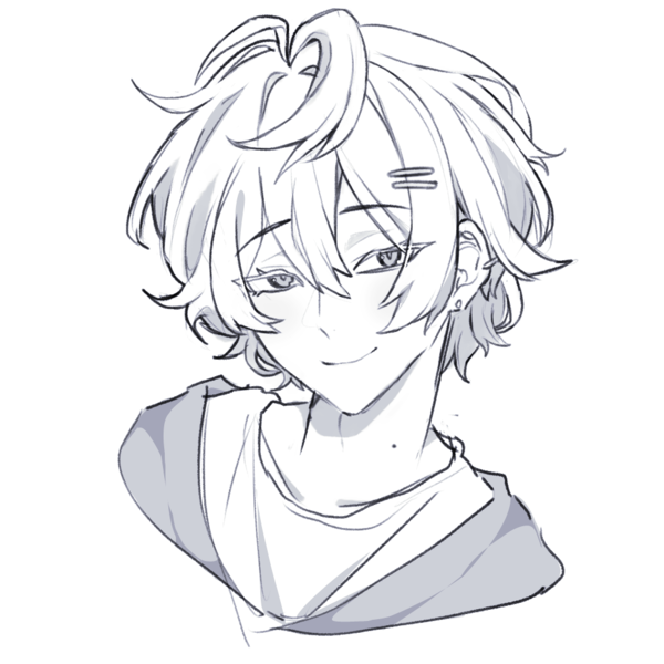 Sketchy headshot