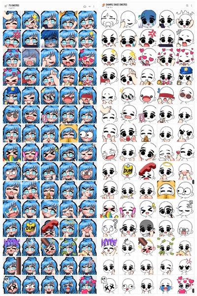 75 EMOTES