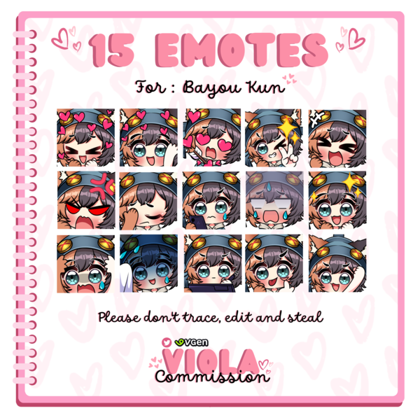 15 YCH EMOTES