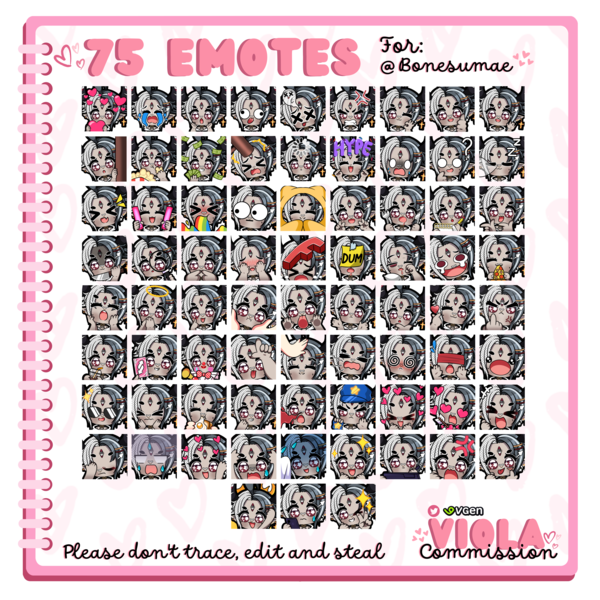 PROMO YCH 75 EMOTES