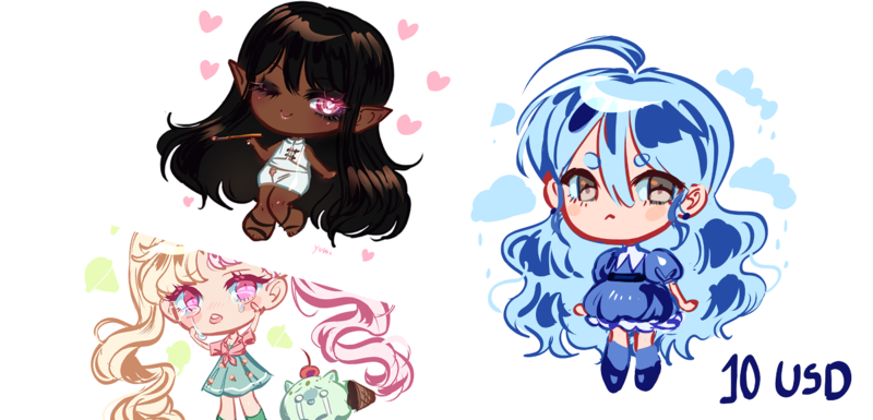 chibi anime commissions