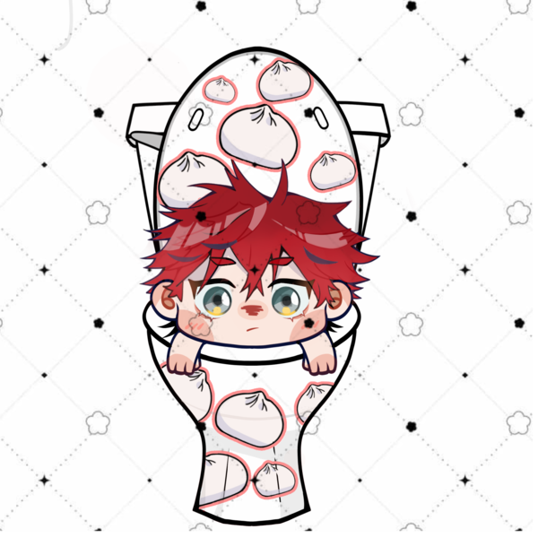 Chibi Skibidi Toilet full color