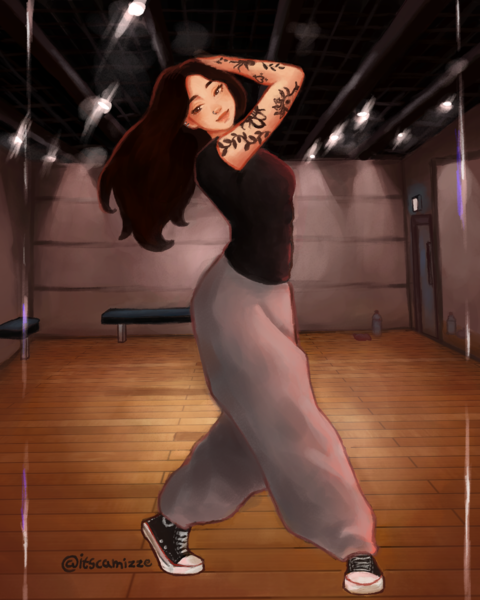 Full body character illustration