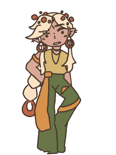 Flat-Colored Chibi Fullbody