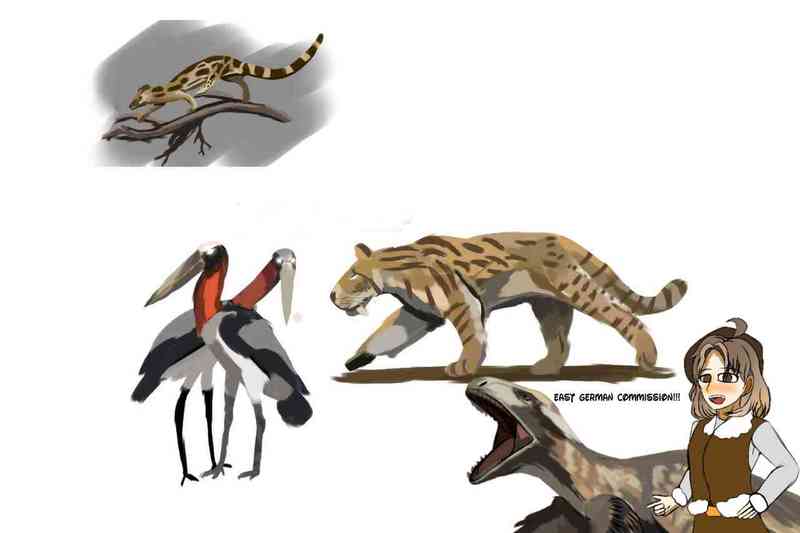 Prehistoric animals (no backgrounds)png