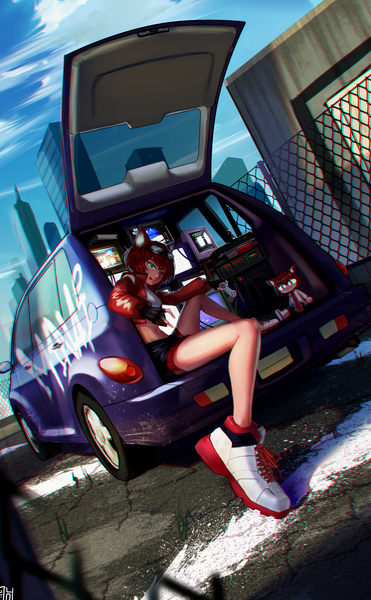 Colored fullbody anime art