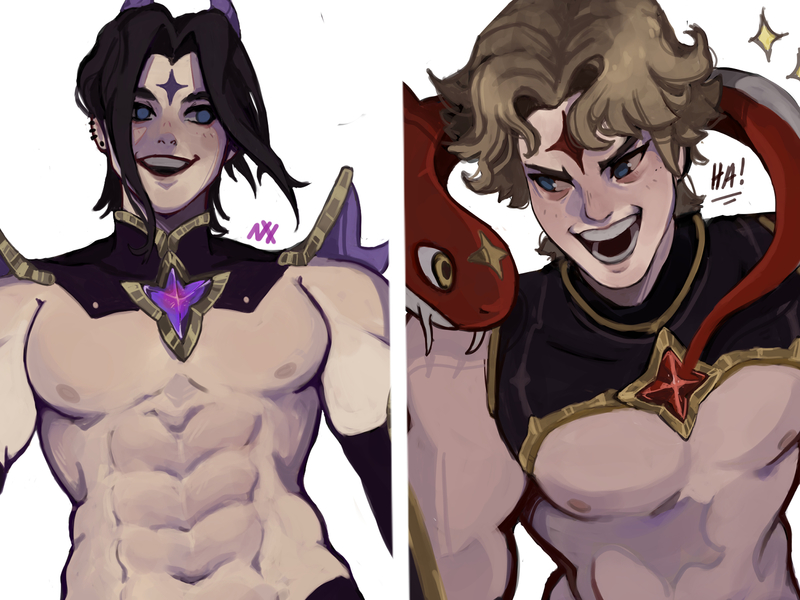 a villain and a hero