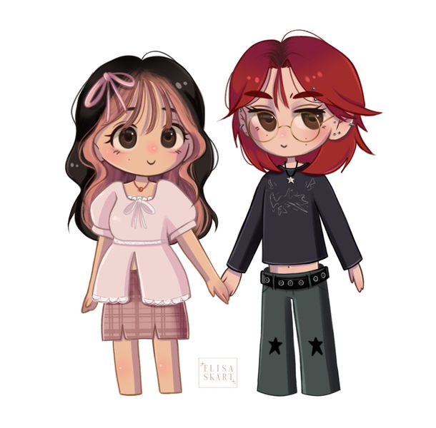 COUPLE CHIBI FULL BODY