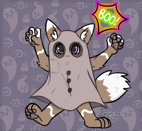 Halloween Fursona Commission