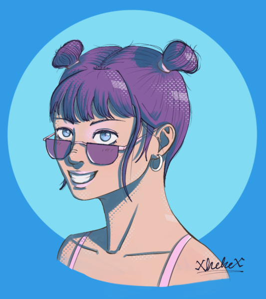 Stylized portrait