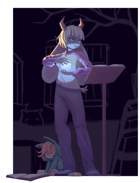 Fully rendered/shaded character