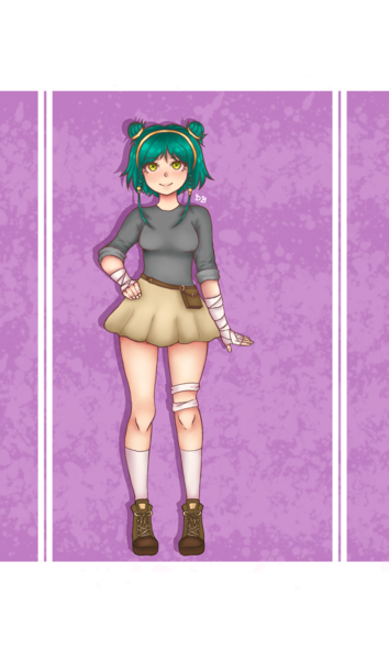 Anime full-body colored