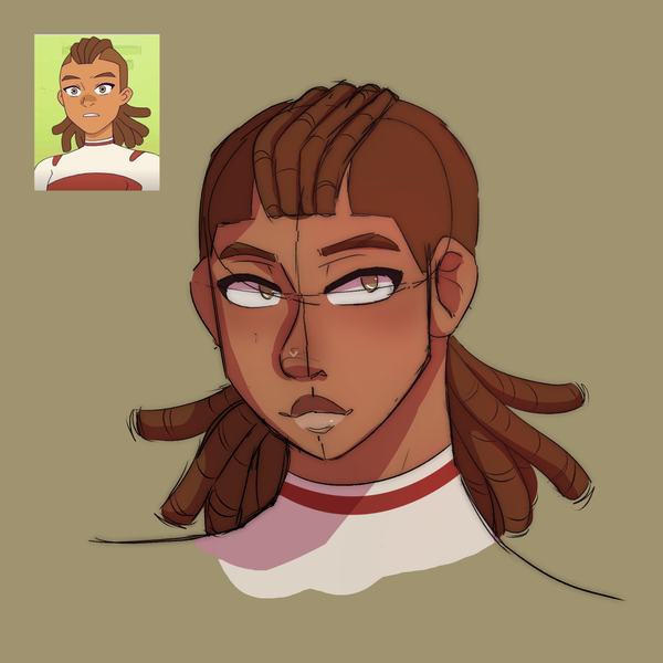 Bust up sketch