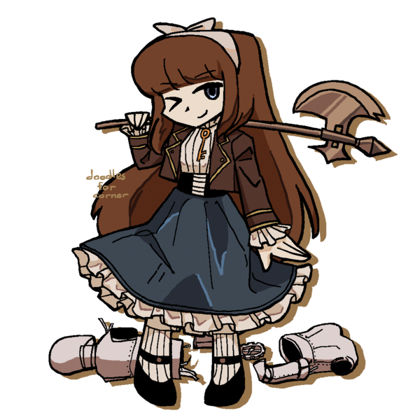 Colored full body chibi