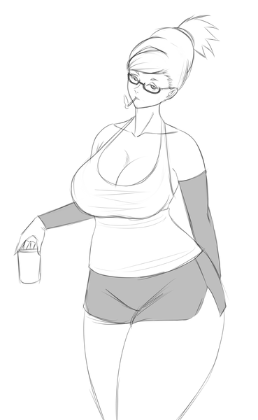 Grayscale character 