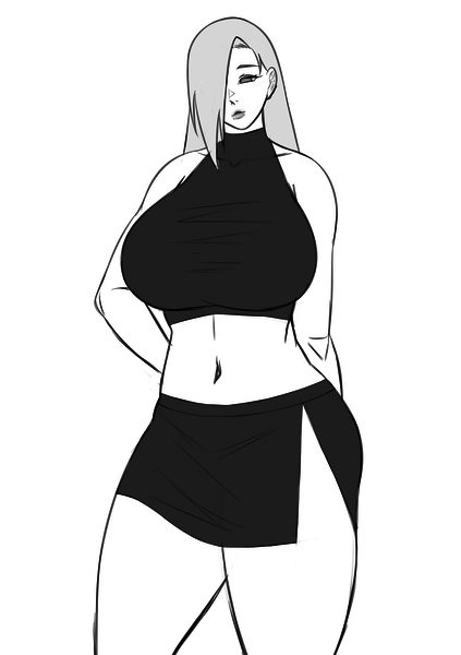 Monochrome character 