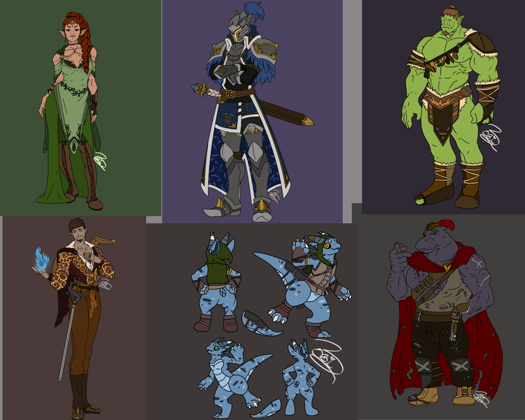 DnD characters