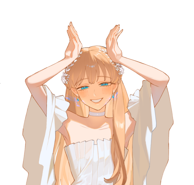 Bust up illustration