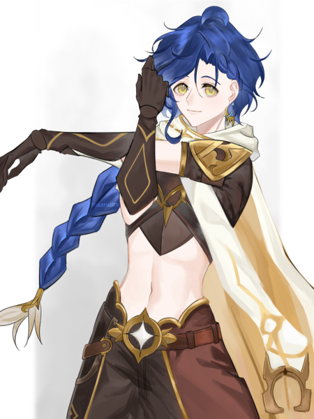 Rendered half body