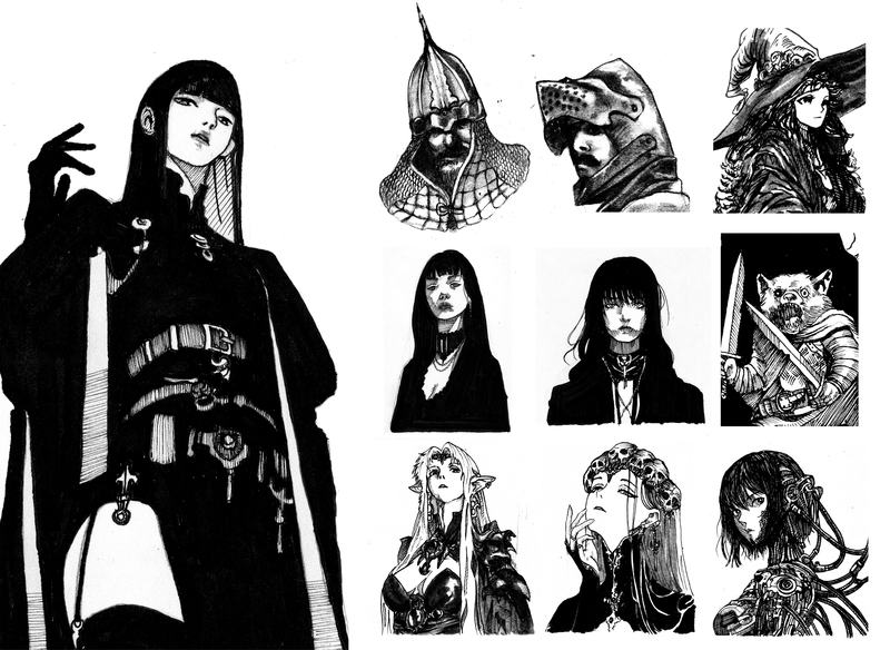 Roll for Style: Hand-Drawn Character Art