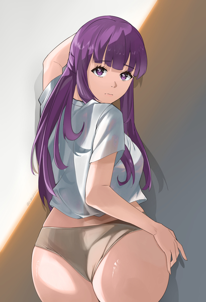 nsfw thigh-up colored anime style