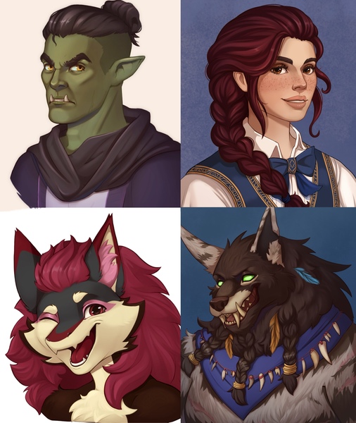 Colored Headshot