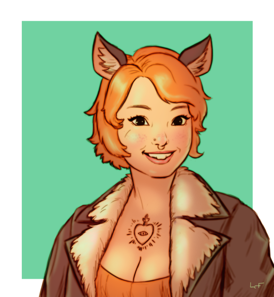Colored Character portraits
