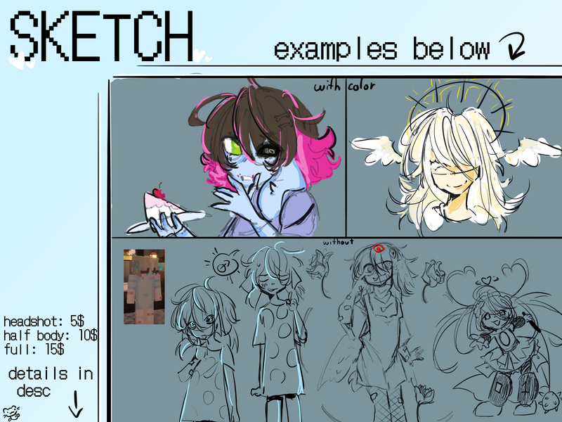 sketch (colored or not is your choice)