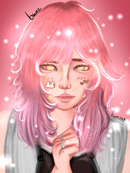 fully colored bust (bunnnieezz style)