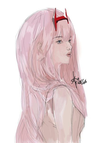 Colored sketch headshot 