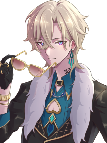 Colored half-body