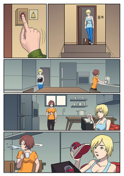 CELL SHADING COMIC PAGE