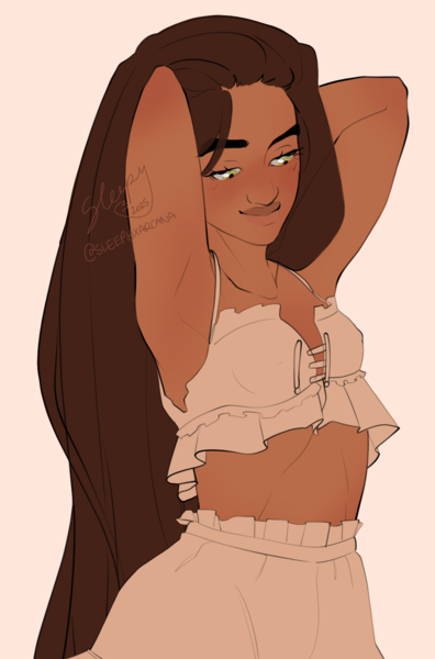 Half Body Sketch