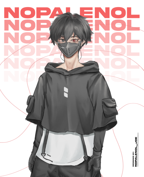 Semi realism half body with background!!