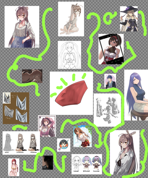 Anime Style Surprise Illustration