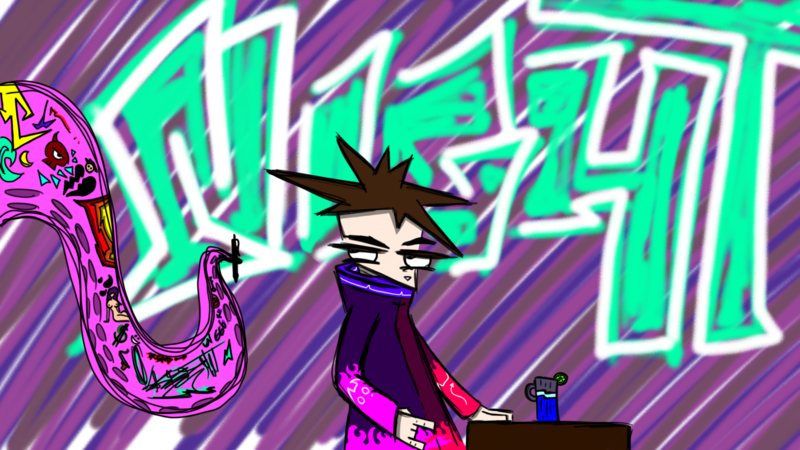 colorful and complete sketch