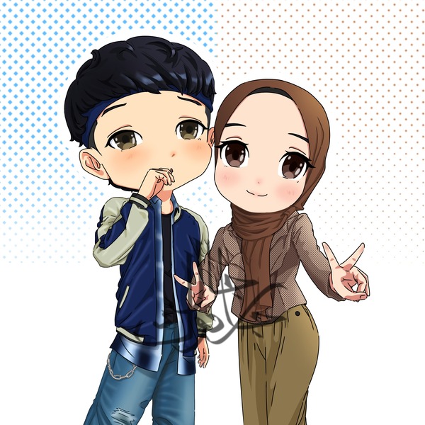 Couple Chibi art