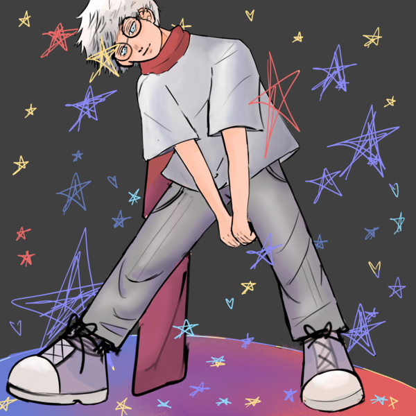 Sketch/color fullbody headshots bust up