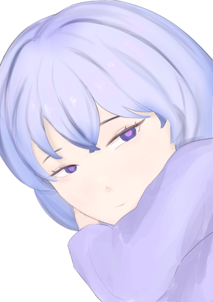 Soft Anime-style Portrait (Bust-up)