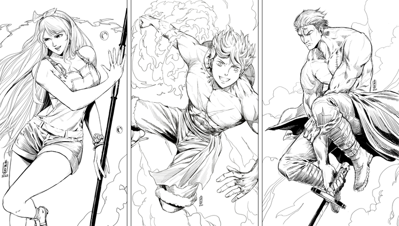 CUSTOM Manga Illustration / Comic Cover 