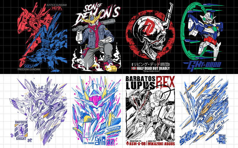 Anime tshirt design street wear design