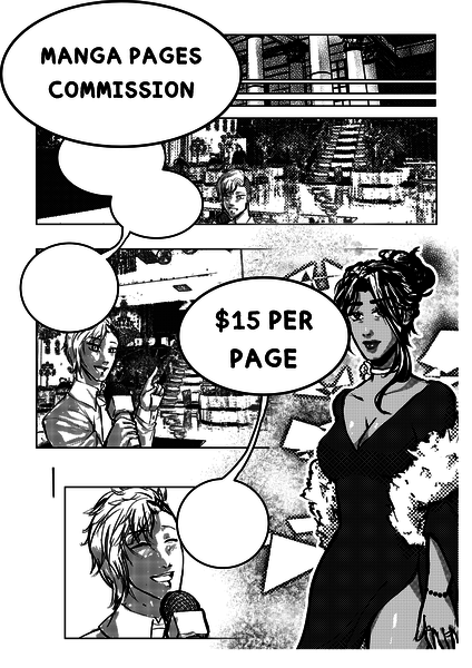 Manga pages commission