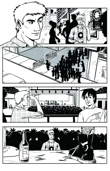 B/W Comic Page
