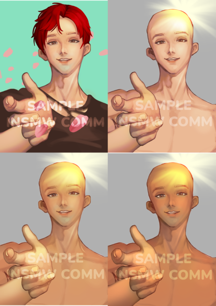 Template Male Illustration Pose A