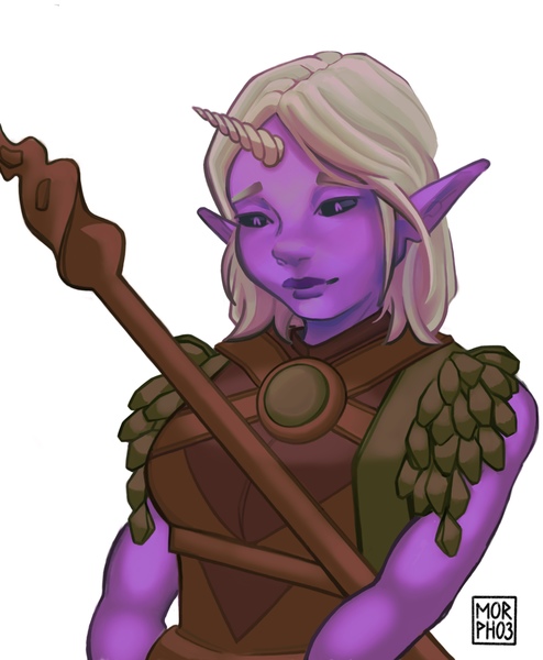 FULL RENDERED BUST
