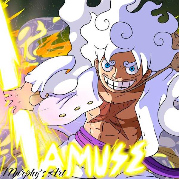 Luffy Gear 5 The Joyful Warrior of Light