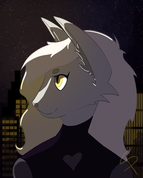 Simple Bust (w. background)