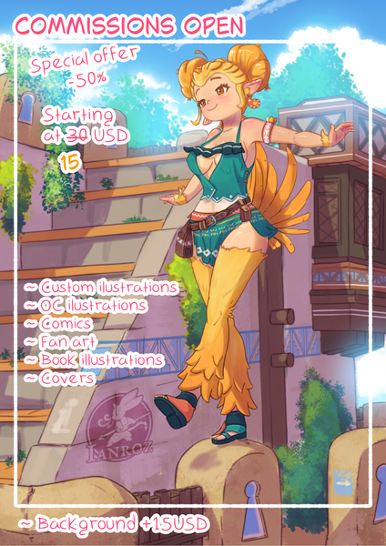 Fantasy girls ~ SFW custom art