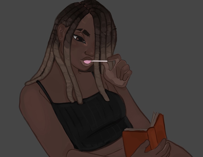 Colored Sketch - Bust