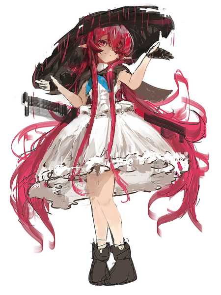 Rough sketch colored